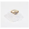 Image 1 : NEW SIZE 7 GOLD TONE RHINESTONE RING