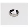 Image 1 : NEW SIZE 9 SILVER TONE STAINLESS STEEL RING. SOME