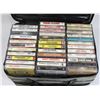 Image 1 : LARGE LOT OF COUNTRY CASSETTE TAPES IN CARRY CASE