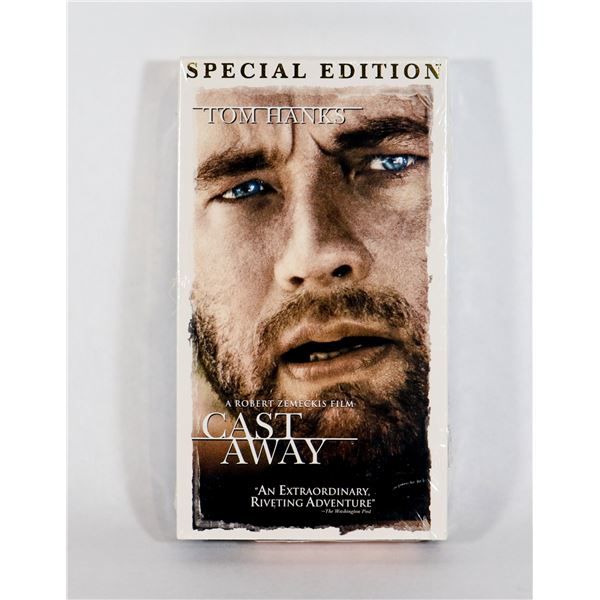 FACTORY SEALED CAST AWAY VHS MOVIE