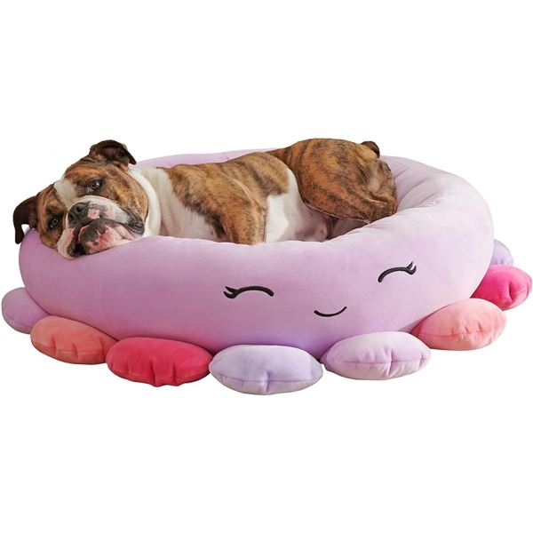 NEW 24  SQUISHMALLOWS BEULA OCTOPUS PET BED