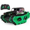Image 2 : NEW MONSTER JAM GRAVE DIGGER TRAX RC CAR - MADE