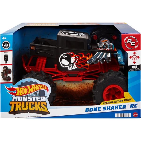 NEW HOT WHEELS RC MONSTER TRUCK - BONE SHAKER