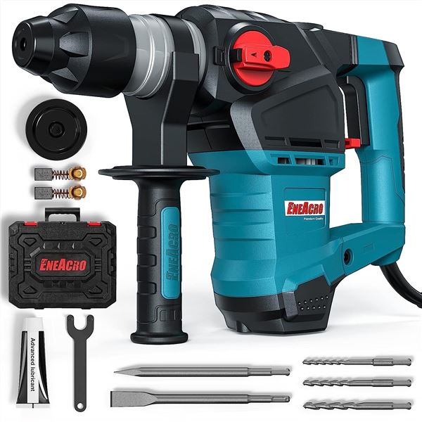 NEW UNBOXED ENEACRO 1-1/4" ROTARY HAMMER DRILL