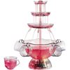 Image 1 : NEW UNBOXED NOSTALGIA 3 TIER PARTY FOUNTAIN WITH