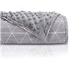 NEW ROCABI 20LB WEIGHTED FLEECE BLANKET