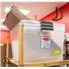 Image 1 : 3 NEW RUBBERMAID CLEVERSTORE LATCHING STORAGE