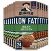 Image 1 : NEW CASE OF 12 QUAKER LOW FAT BRAN MUFFIN MIX