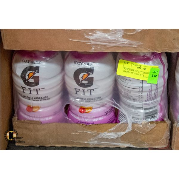 NEW CASE OF 15 GATORADE G FIT HYDRATION SPORTS