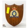 Image 1 : VINTAGE RCMP WALL PLAQUE