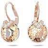 Image 1 : NEW SWAROVSKI WOMENS BELLA V PIERCED EARRINGS