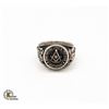 Image 1 : GENUINE AGNO MASONIC LODGE NO. 75F RING SIZE 10.5