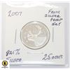 Image 1 : 2007 92.5% SILVER PROOF 25 CENTS FROM SET