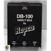 Image 1 : DJ RAPCO DB 100 DIRECT BOX XLR TO /1/4" PLUG IN