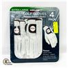 Image 1 : KIRKLAND SIGNATURE GOLF GLOVE 4 PK, SIZE: XL