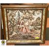 Image 1 : TAPESTRY FRAMED 31.25" X 31.25"