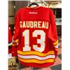 Image 2 : CALGARY FLAMES #13 GAUDREAU MENS SIZE S