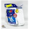 Image 1 : WHITE CREW SOCKS 6-12 SIZE 6-PACK FRUIT OF THE