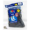 Image 1 : BLACK CREW SOCKS 12-16 SIZE 6-PACK FRUIT OF THE