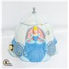 Image 1 : CINDERELLA COOKIE JAR WITH FAIRY GOD