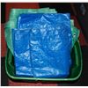 Image 1 : TOTE OF 3 POLY TARPS