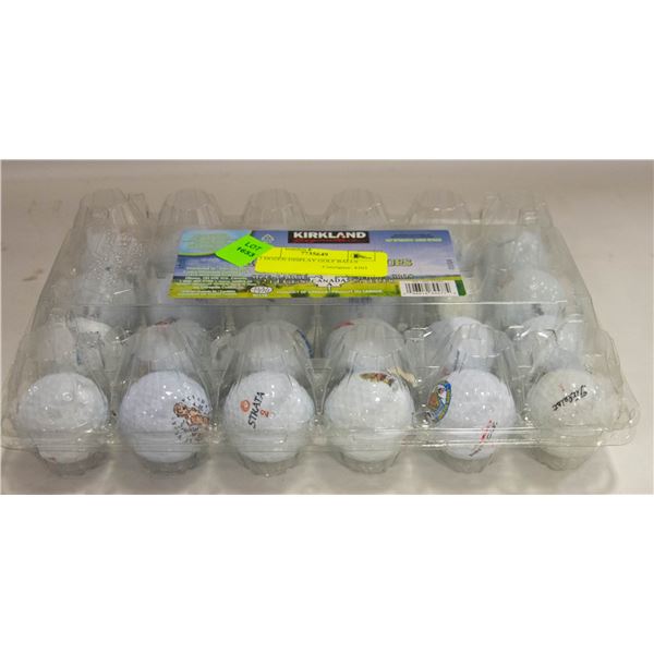 2 DOZEN DISPLAY GOLF BALLS