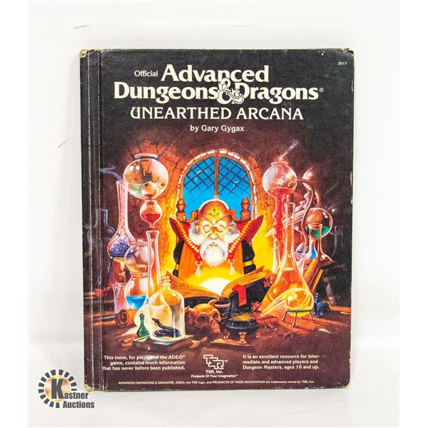 Vends jdr official advanced dungeons and dragons unearthed arcana en anglais - Collection Vends jdr official advanced dungeons and dragons unearthed arcana en anglais - Collection