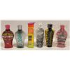 Image 1 : LOT OF 6 ASSORTED TANNING LOTIONS VARIOUS BRANDS