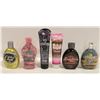 Image 1 : LOT OF 6 ASSORTED TANNING LOTIONS VARIOUS BRANDS