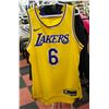 Image 1 : AUTHENTIC LEBRON JAMES LAKERS JERSEY MENS LARGE