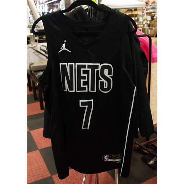 KEVIN DURANT NETS JERSEY MENS LARGE AIR JORDAN