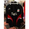 Image 1 : LIVERPOOL 2008 MENS MED BLACK SOCCER JERSEY