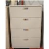 Image 1 : 4 DRAWER LATERAL FILING CABINET 36" X 19" X 55"
