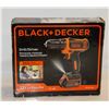 Image 1 : NEW BLACK & DECKER DRILL / DRIVER WITH 12V
