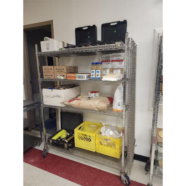 ROLLING ADJUSTABLE UTILITY RACK