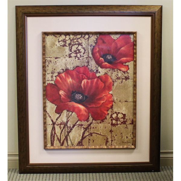 HOMESENSE POPPY WALL ART PICTURE
