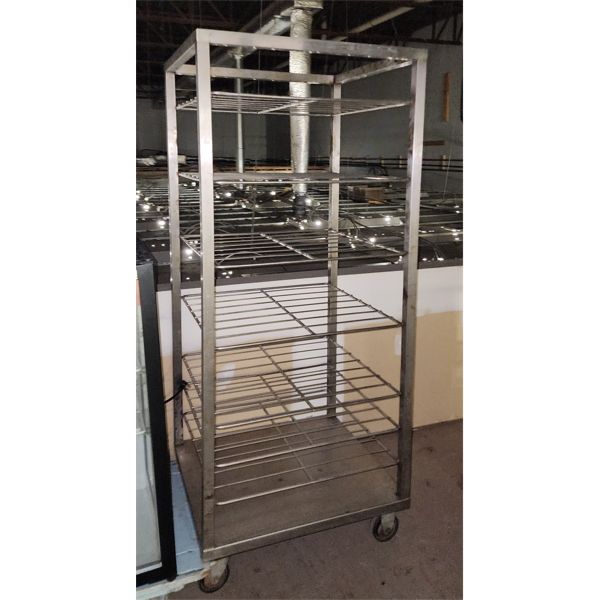 ROLLING STAINLESS STEEL RACK