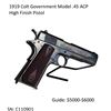 Image 1 : 1919 Colt Government Model .45 ACP High Finish