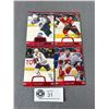 Image 1 : 2002 In The Game First Edition Jersey Memorabilia Cards x 4