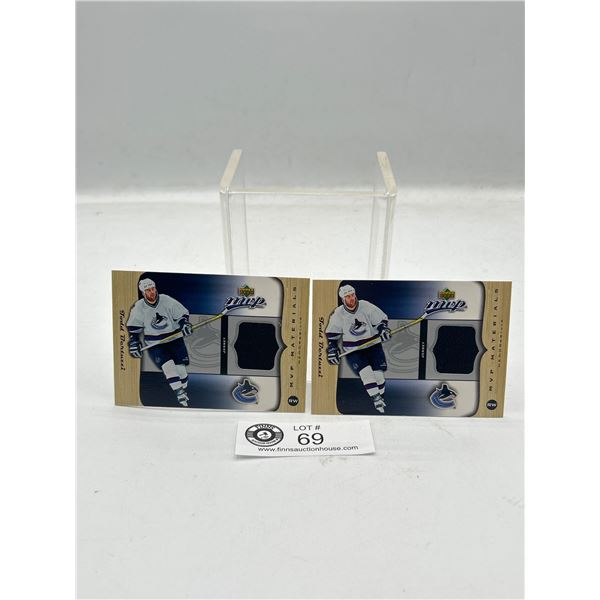 2005 Upper Deck MVP Materials Todd Bertuzzi x 2, NHL Cards #M-TB