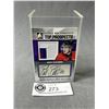 Image 1 : 2011 In The Game Top Prospects Jumbo Gmae Used Memorabilia & Autographed Brock Beukeboom Rookie Card