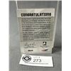 Image 2 : 2011 In The Game Top Prospects Jumbo Gmae Used Memorabilia & Autographed Brock Beukeboom Rookie Card
