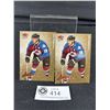 Image 1 : 2008-09 Fleer Ultra "Gold Medallion" Joe Sakic NHL Cards #126 x 2