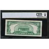Image 2 : 1934A $5 Silver Certificate PCGS 66PPQ