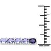 Image 3 : Plated Rhodium 12.04ctw Multi Color Gemstone Bracelet