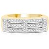 Image 2 : Plated 14KT Yellow Gold 0.25ctw Diamond Ring