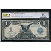 Image 1 : 1899 $1 Black Eagle Silver Certificate PCGS 25