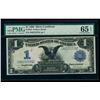 Image 1 : 1899 $1 Black Eagle Silver Certificate PMG 65EPQ