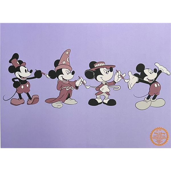 DISNEY Mickey Mouse Through the Years Limited Edition Sericel