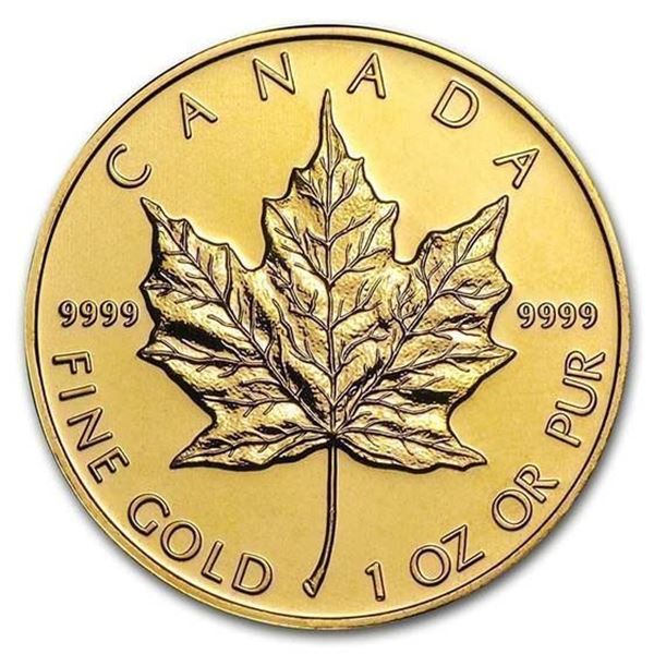 Canada 1 oz Gold Maple Leaf .9999 Fine BU